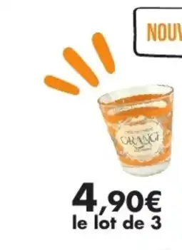 E.Leclerc Lot de 3 verres season en verre, 3 décors différents offre