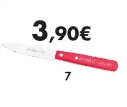 E.Leclerc Couteau office basic color 3 coloris disponibles en inox et bois offre
