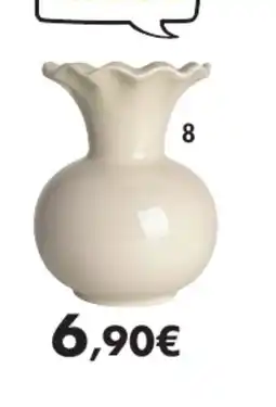 E.Leclerc Vase Flor écru ou rose en céramique offre