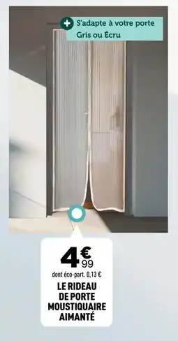 Centrakor Le rideau de porte moustiquaire aimanté offre