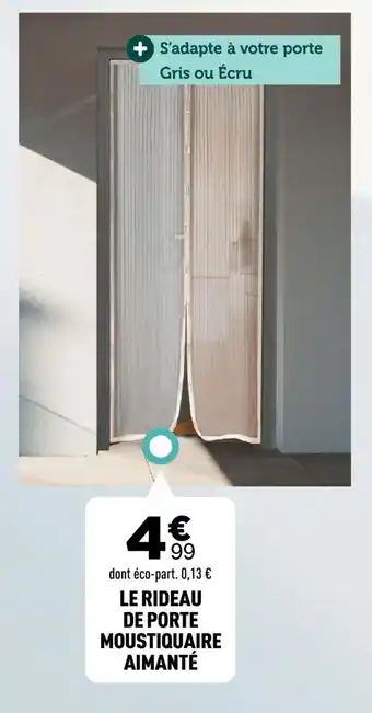 Centrakor Le rideau de porte moustiquaire aimanté offre