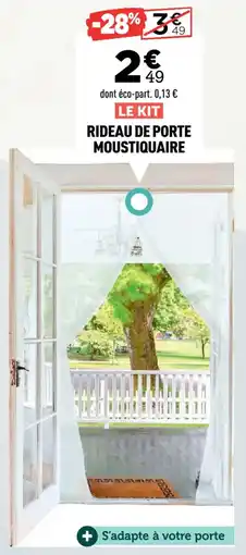 Centrakor Rideau de porte moustiquaire offre