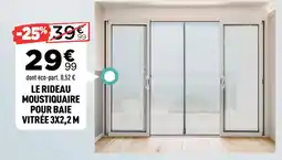 Centrakor Le rideau moustiquaire pour baie vitrée 3x2,2 m offre