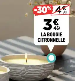 Centrakor La bougie citronnelle offre