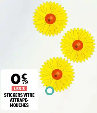 Centrakor Stickers vitre attrape- mouches offre