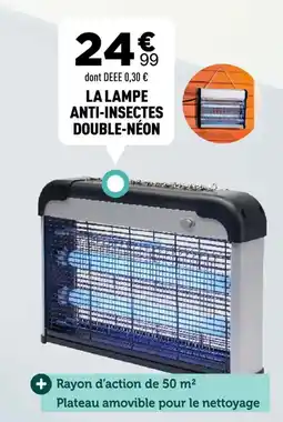 Centrakor La lampe anti-insectes double-néon offre