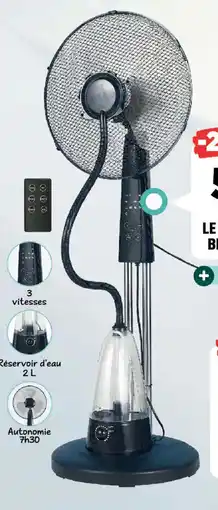 Centrakor Le ventilateur brumisateur offre