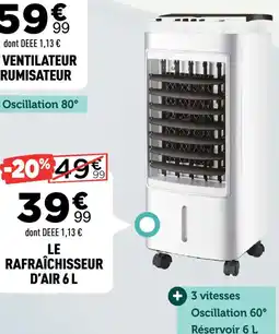 Centrakor Le rafraîchisseur d'air offre