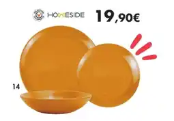 E.Leclerc Service 18 pièces moutarde en grès offre