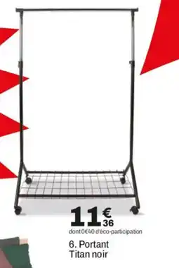 BUT Portant Titan noir offre
