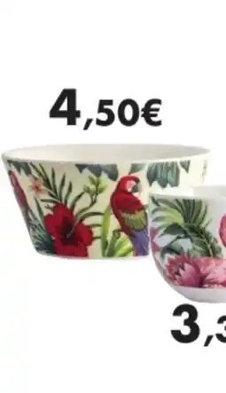 E.Leclerc Collection savana 6 décors différents porcelaine bol offre