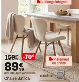 BUT Chaise Batilda offre