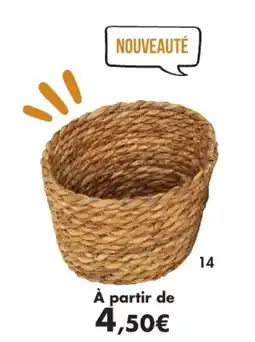 E.Leclerc Panier à l'unité en jonc Format xs offre