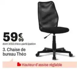 BUT Chaise de bureau Théo offre