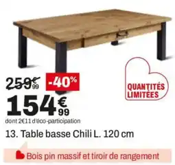 BUT Table basse Chili offre