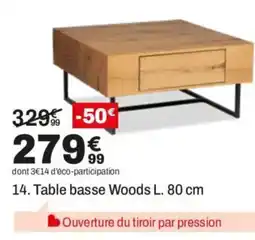 BUT Table basse Woods offre