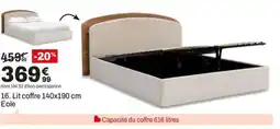 BUT Lit coffre 140x190 cm offre