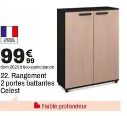 BUT Rangement 2 portes battantes Celest offre