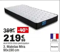 BUT Matelas Mira offre