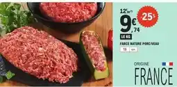E.Leclerc Farce nature porc/veau offre