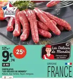 E.Leclerc Chipolatas offre