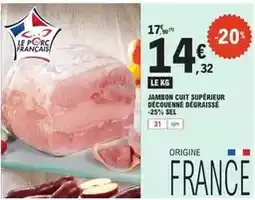 E.Leclerc 25% sel offre