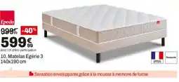 BUT EPEDA10. Matelas Egérie 3 140x190 cm Matelas Egérie 3 offre