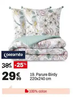BUT DREAMEA Parure Birdy offre
