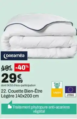 BUT DREAMEA Couette Bien-être Légère offre