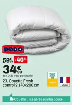 BUT DODO Couette Fresh control 2 offre