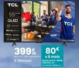 BUT TCL Téléviseur offre