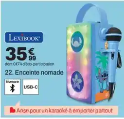BUT LEXIBOOK Enceinte nomade offre