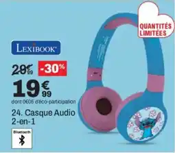 BUT LEXIBOOK Casque Audio 2-en-1 offre