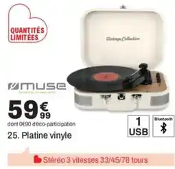 BUT MUSE Platine vinyle offre
