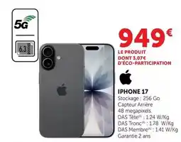 Hyper U Apple - iphone 17 offre