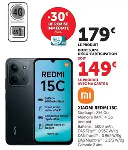 Hyper U Xiaomi - redmi 15c offre