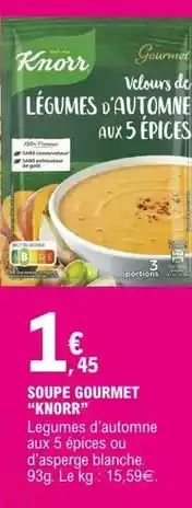 E.Leclerc Knorr - soupe gourmet offre