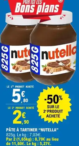 E.Leclerc Nutella - pâte à tartiner offre