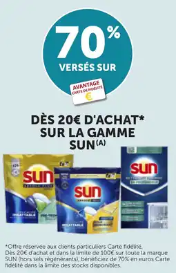 Bi1 Sur la gamme sun offre