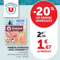 Bi1 Jambon superieur avec couenne u offre