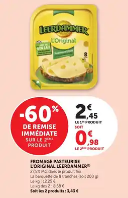 Bi1 Fromage pasteurise l'original leerdammer offre