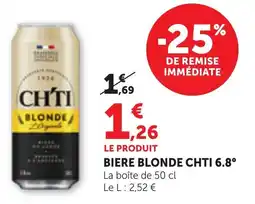 Bi1 Biere blonde chti 6.8° offre