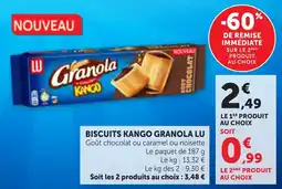 Bi1 Biscuits kango granola lu offre