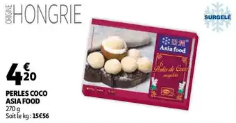 Auchan Asia food perles coco offre