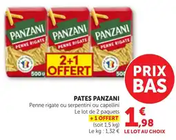Bi1 Pates panzani offre