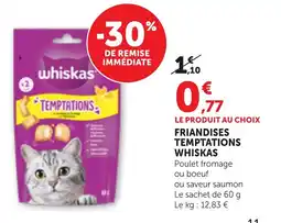 Bi1 Friandises temptations whiskas offre