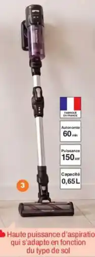 BUT ROWENTA Aspirateur balai sans fil offre