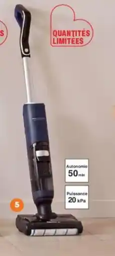 BUT ROWENTA Aspirateur balai laveur sans fil offre