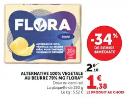 Bi1 Alternative 100% vegetale au beurre 79% mg flora offre