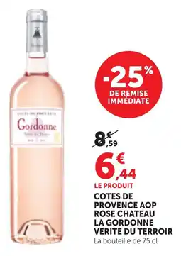 Bi1 Cotes de provence aop rose chateau la gordonne verite du terroir offre